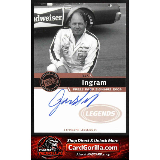 2006 Press Pass #NNO Jack Ingram Signings