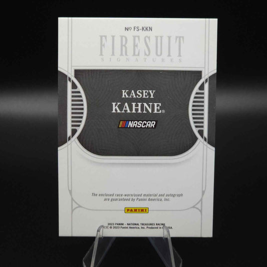 2023 Panini National Treasures - Firesuit Signatures #FS-KKN Kasey Kahne /99 - NASCARD.shop