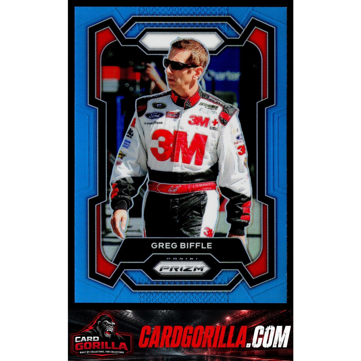 2024 Panini Prizm #13 Greg Biffle Carolina Blue #/49