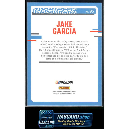 2024 Donruss #95 Jake Garcia Pink #/25