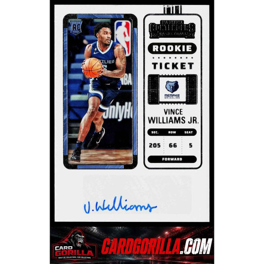 2022-23 Panini Contenders #151 Vince Williams Jr. Season Ticket Retail