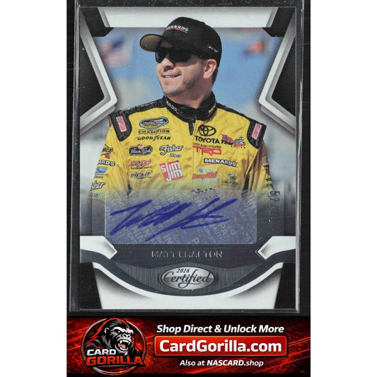 2016 Panini Certified #MC Matt Crafton Certified Signatures #/84