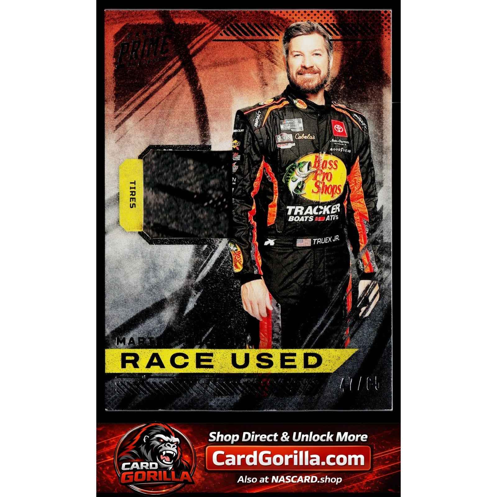 2023 Panini Prime #RU-MTJ Martin Truex Jr. Race Used Firesuits #/99