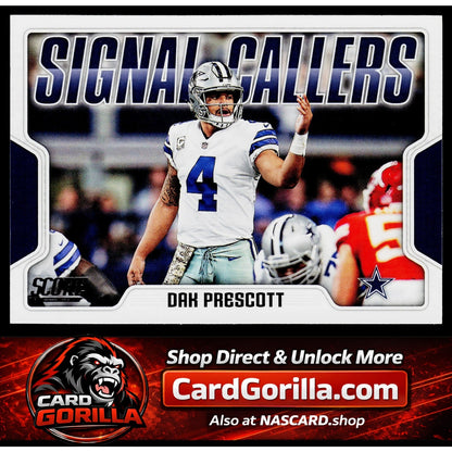 2018 Score #9 Dak Prescott Signal Callers