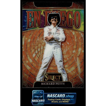 2025 Panini Select #22 Richard Petty En Fuego Tie-Dye Prizms #/25
