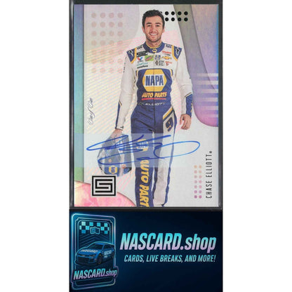 2020 Panini Chronicles #16 Chase Elliott Status Autographs Black #1/1