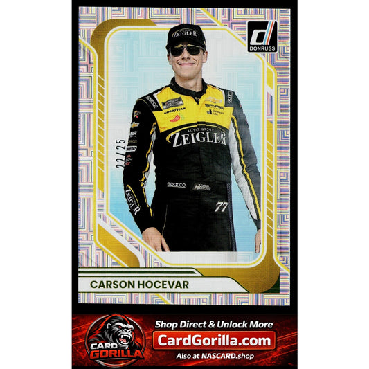 2026 Donruss Racing #65 Carson Hocevar Mojo #/25