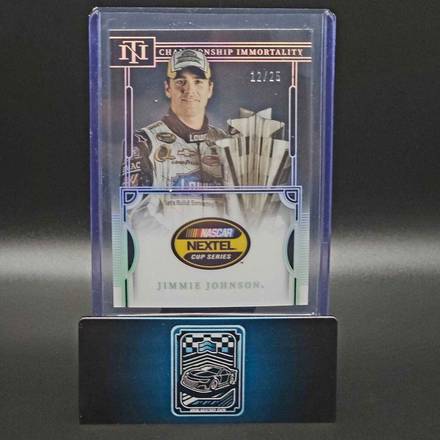 2023 Panini National Treasures Championship Immortality #CI4 Jimmie Johnson /25 - Card Gorilla