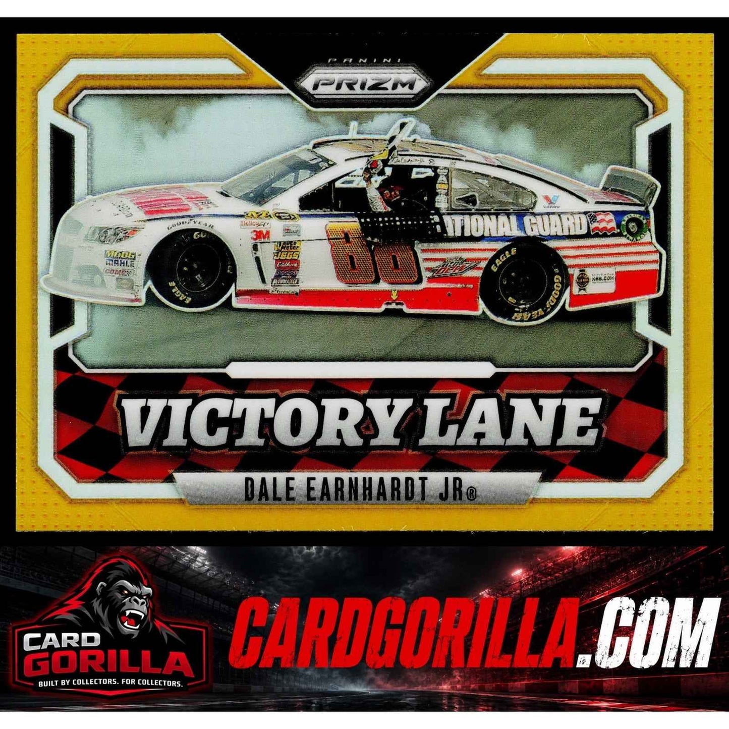 2025 Panini Prizm #16 Dale Earnhardt Jr Victory Lane Gold #/10