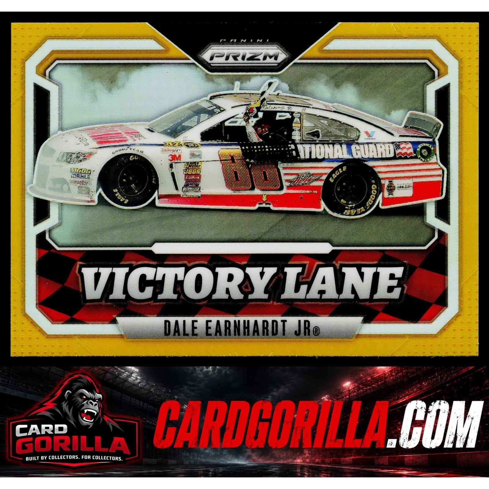 2025 Panini Prizm #16 Dale Earnhardt Jr Victory Lane Gold #/10