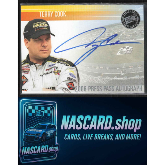 2006 Press Pass #NNO Terry Cook Autographs