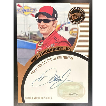 2007 Press Pass Dale Earnhardt Jr. #NNO Signings Auto