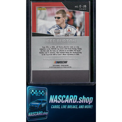 2019 Panini Prizm #E-JB Jeff Burton Endorsements Prizm - NASCARD.shop