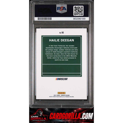 2021 Panini Donruss Racing Downtown #HD Hailie Deegan Downtown PSA 10