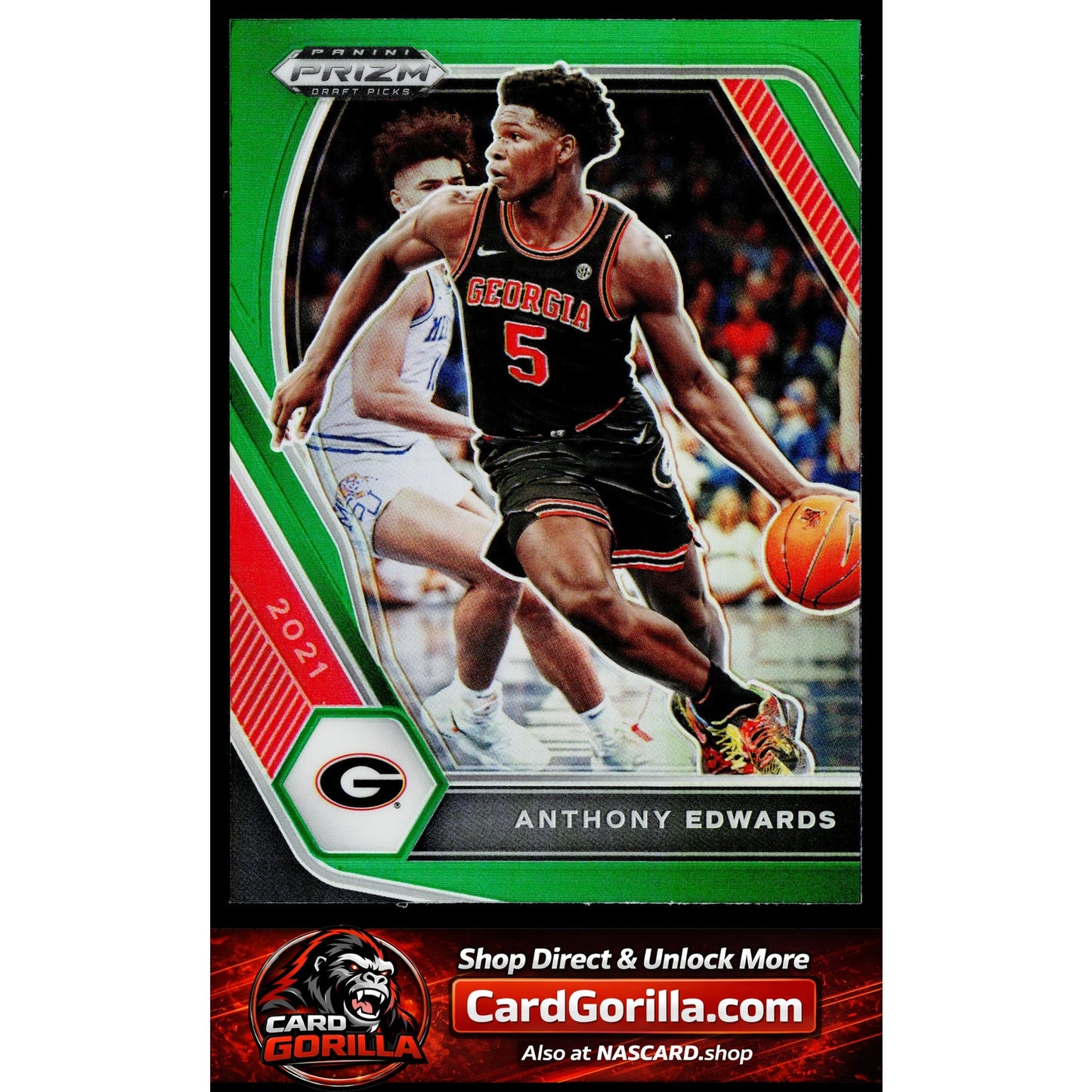 2021 Panini Prizm Draft Picks #65 Anthony Edwards Green
