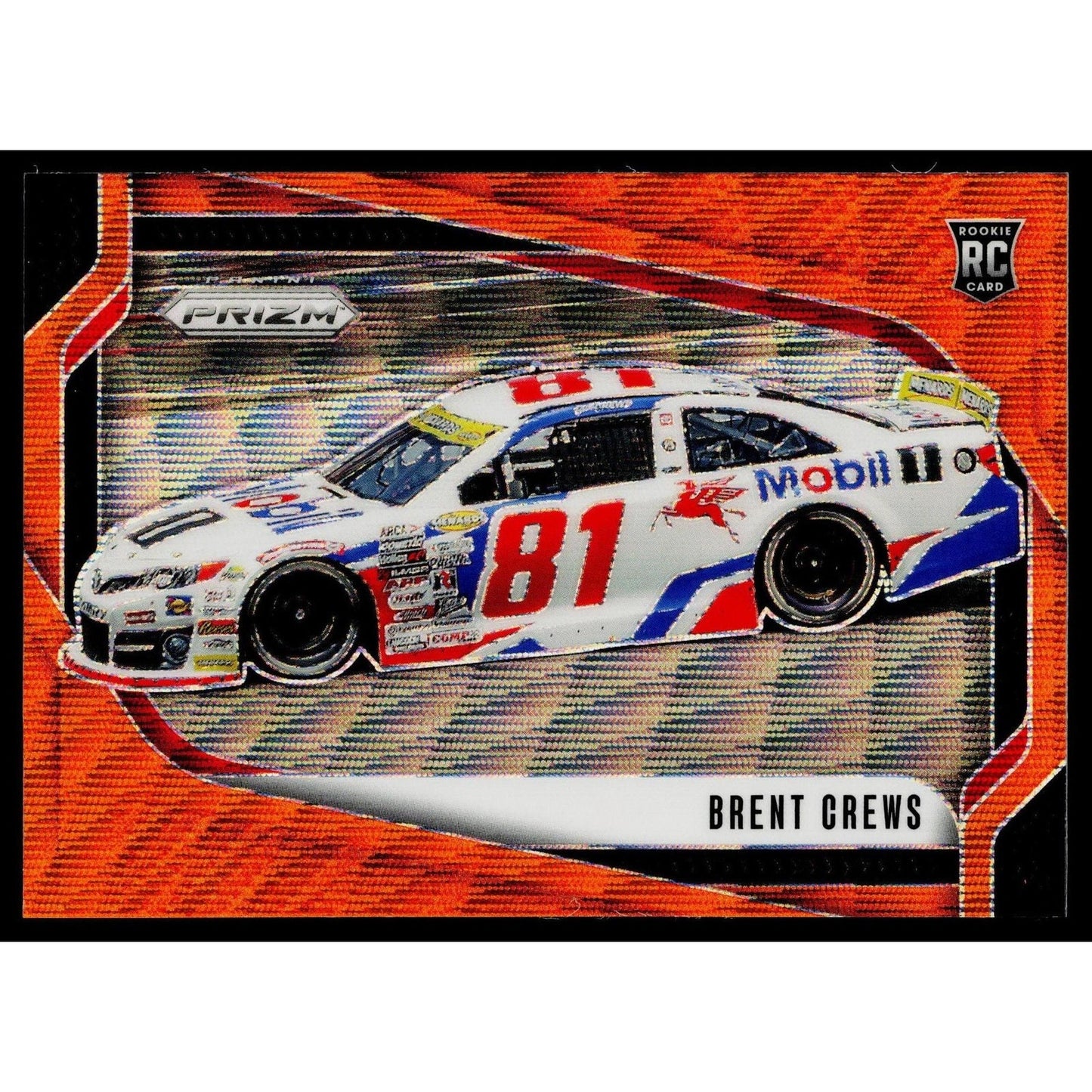 2025 Panini Prizm #81 Brent Crews Orange Wave #/125