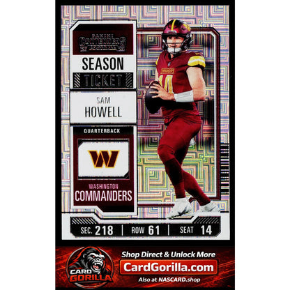 2023 Panini Contenders #100 Sam Howell Retail