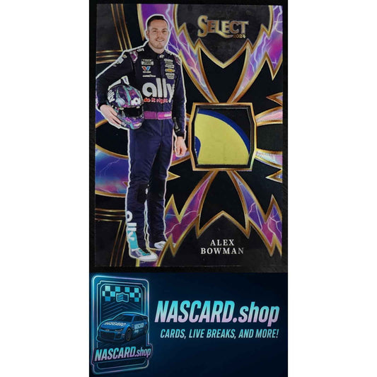 2024 Panini Select #S-ABW Alex Bowman Sparks Black Prizms #1/1