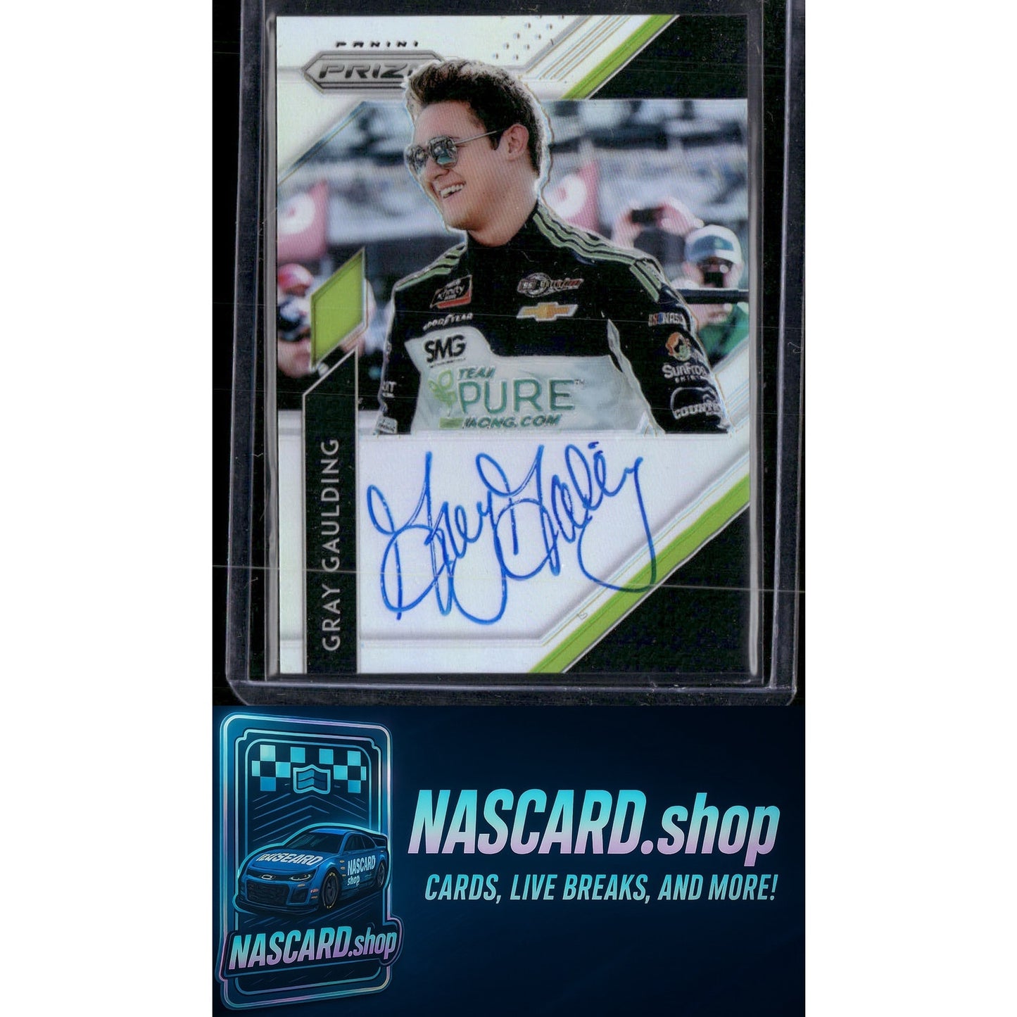 2019 Panini Prizm #DS-GG Gray Gaulding Driver Signatures Prizm - NASCARD.shop