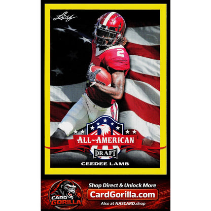 2020 Leaf Draft #66 CeeDee Lamb Gold