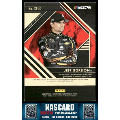 2021 Panini Chronicles Gold Standard Jeff Gordon #14 Rainbow! 1/1 /10 /25 /49 + Base - NASCARD.shop