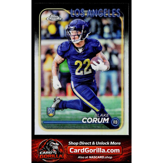 2024 Topps Chrome #219 Blake Corum Refractor