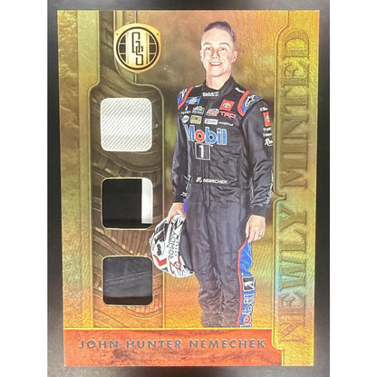 2022 Chronicles John Hunter Nemechek Gold Standard Newly Minted Memorabilia