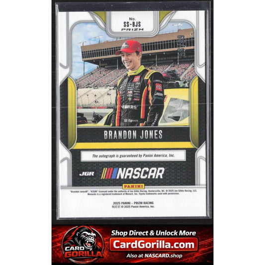 2025 Panini Prizm #SS-BJS Brandon Jones Sensational Signatures Red #/99