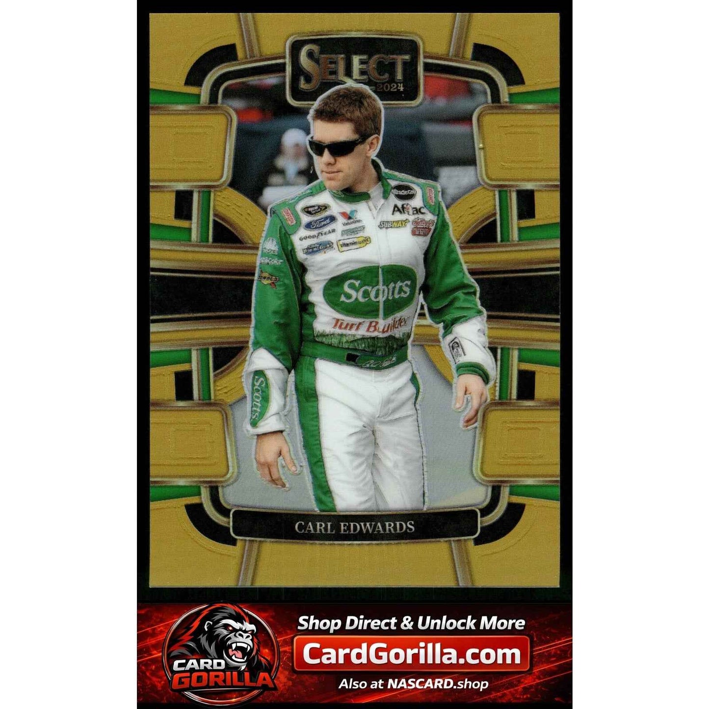 2024 Panini Select #81 Carl Edwards Gold Prizms #/10