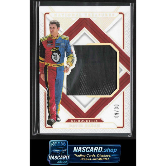 2025 Panini National Treasures #SIL-DRG David Ragan Silhouettes Holo Silver #/30