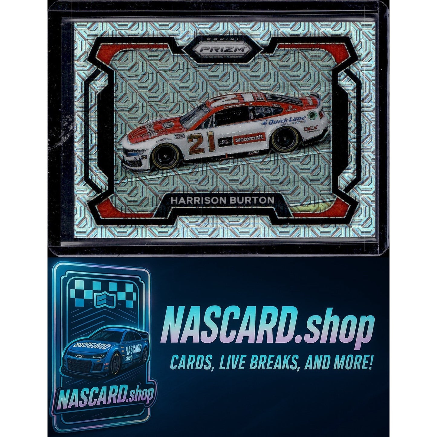 2024 Panini Prizm #39 Harrison Burton Mojo #/25 - NASCARD.shop