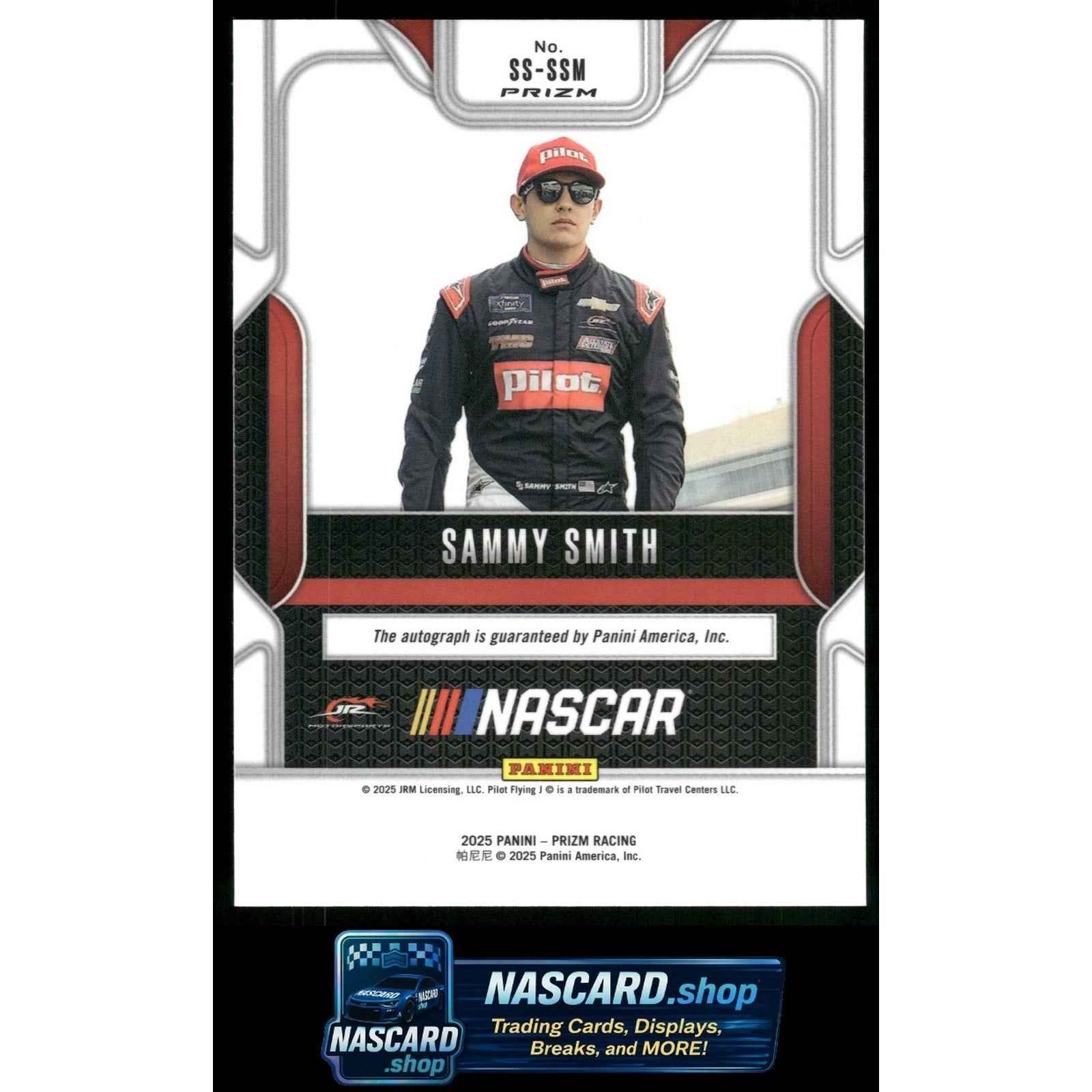 2025 Panini Prizm #SS-SSM Sammy Smith Sensational Signatures