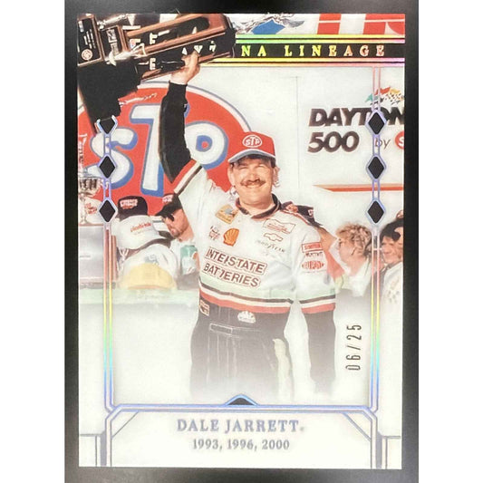2024 Panini National Treasures Dale Jarrett #7 Daytona Lineage 6/25