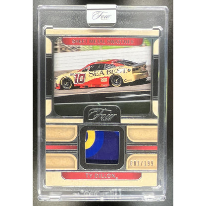 2026 Panini Turn Four Racing Ty Dillon #SM-TDL Sheet Metal Swatches 81/199 MEM