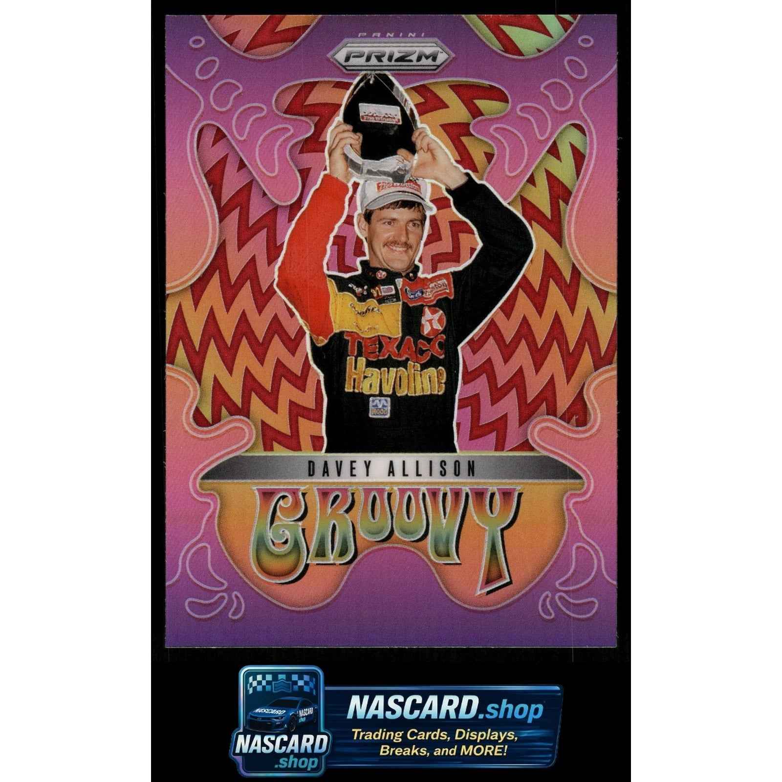 2025 Panini Prizm #6 Davey Allison Groovy Red #/99