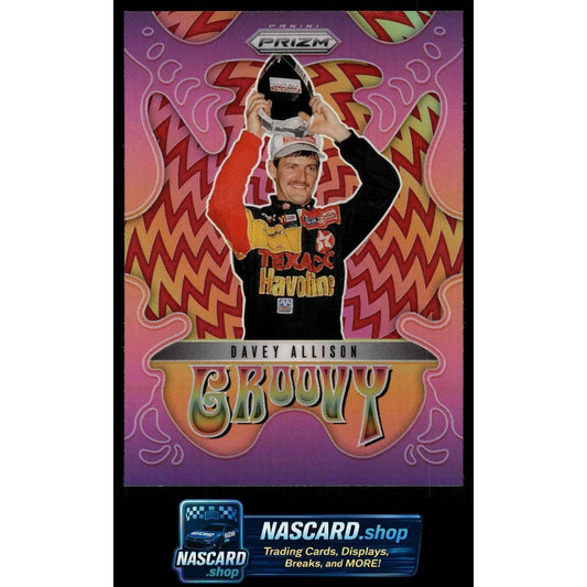 2025 Panini Prizm #6 Davey Allison Groovy Red #/99
