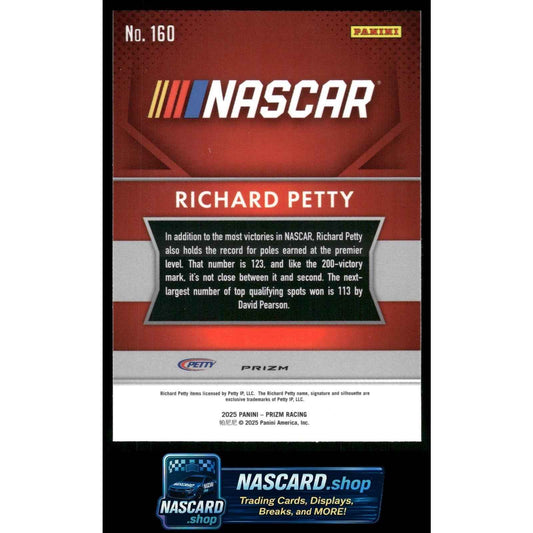 2025 Panini Prizm #160 Richard Petty Silver
