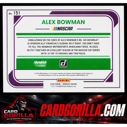 2026 Donruss #151 Alex Bowman Red #/299