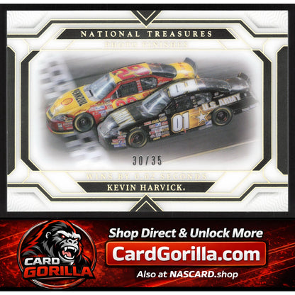 2024 Panini National Treasures #PF-7 Kevin Harvick Photo Finishes #/35