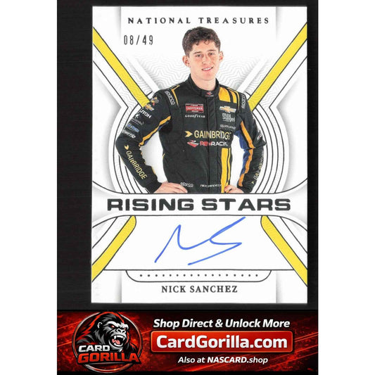2024 Panini National Treasures #RS-NSZ Nick Sanchez Rising Stars #/49