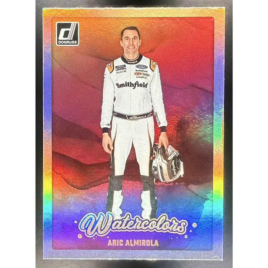 2024 Panini Donruss Aric Almirola #17 Watercolors
