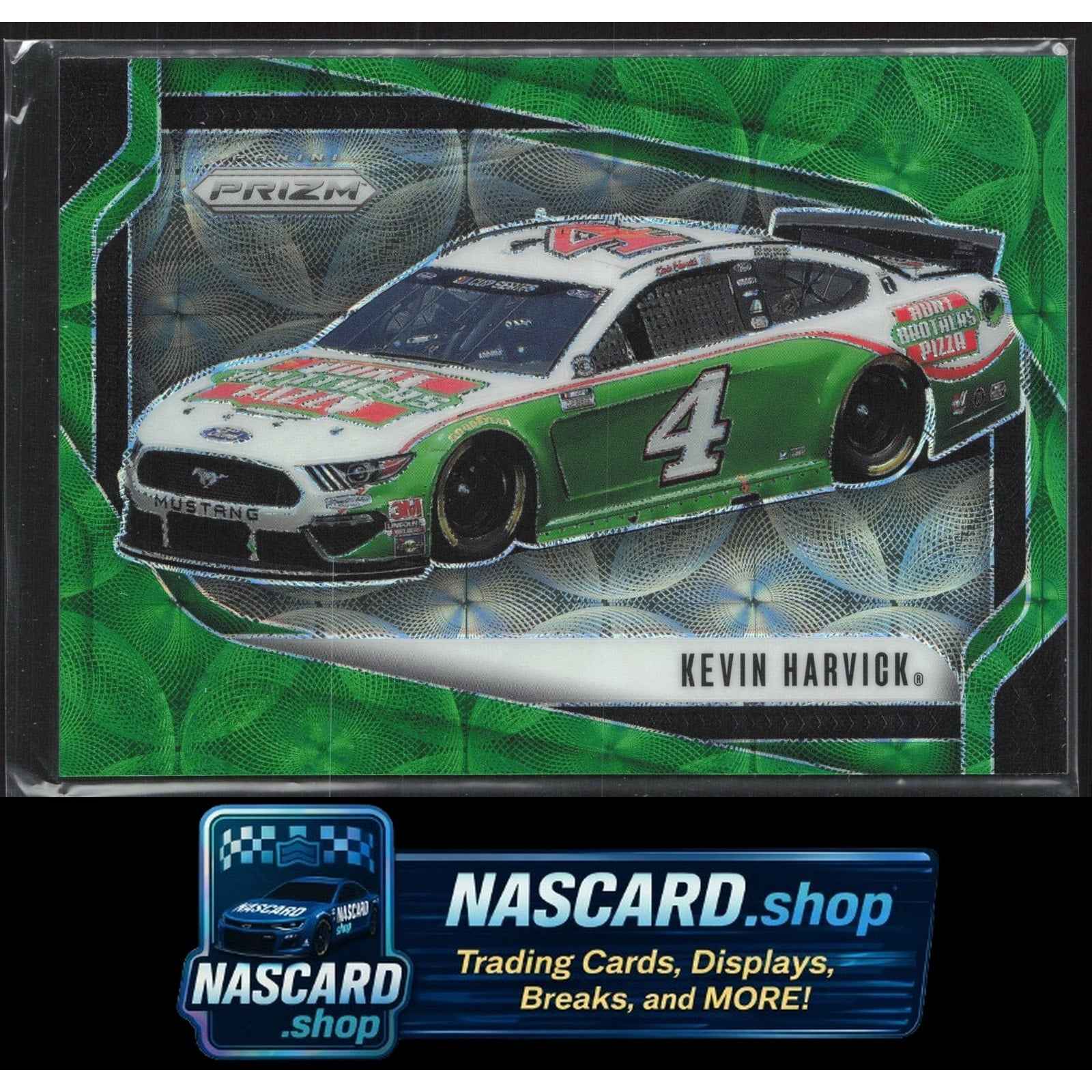 2025 Panini Prizm #141 Kevin Harvick Green Scope #/149