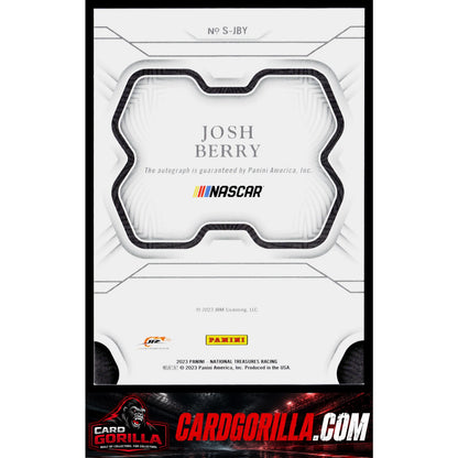 2024 Panini National Treasures #S-JBY Josh Berry 2023 Signatures #/25