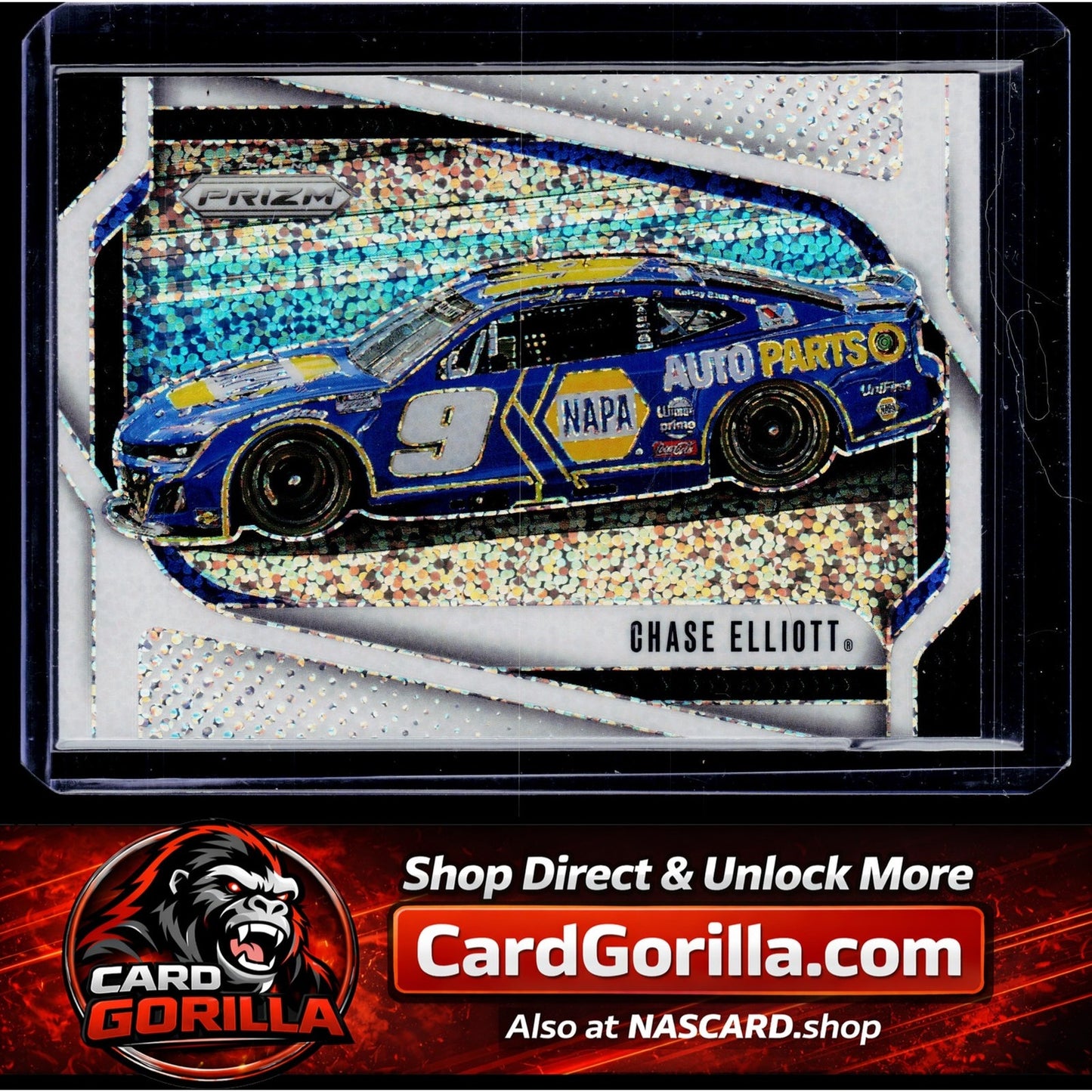 2025 Panini Prizm #138 Chase Elliott White Sparkle