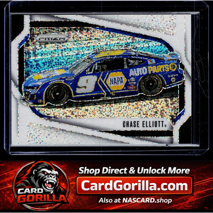2025 Panini Prizm #138 Chase Elliott White Sparkle