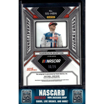 2024 Panini Prizm #SS-HBN Harrison Burton Sensational Signatures Mojo - NASCARD.shop