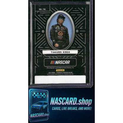 2023 Panini Chronicles #TK Takuma Koga Obsidian Signatures - NASCARD.shop