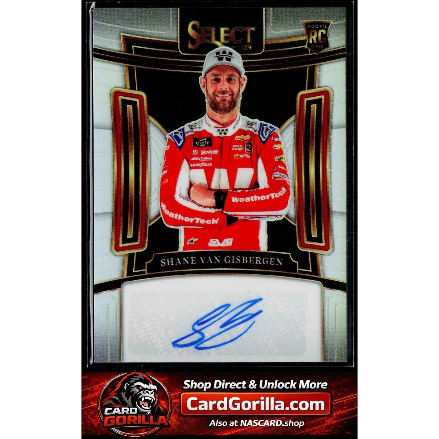 2024 Panini Select #S-SVG Shane Van Gisbergen Signatures RC