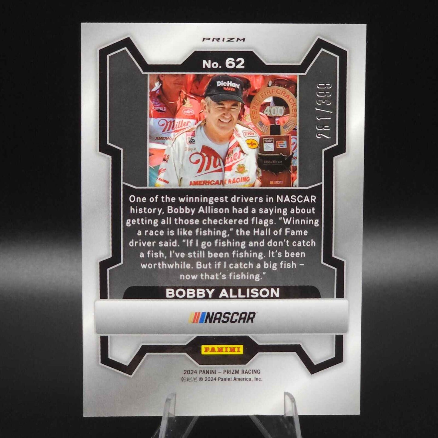 2024 Panini Prizm Racing Pulsar #62 Bobby Allison /399 - NASCARD.shop