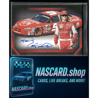 2024 Panini National Treasures #TPS-KKN Kasey Kahne Track Pass Signatures #/49